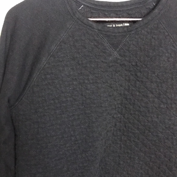 rag & bone Rein Quilted Crewneck Sweatshirt - Picture 3 of 8